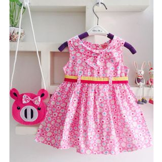 A23117 - đầm kate bông kèm túi oshkoshsize 1-8