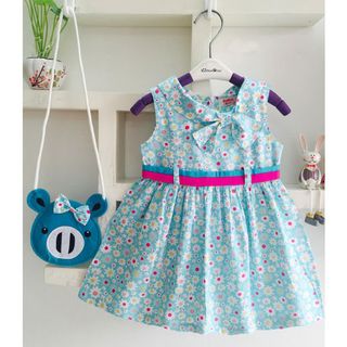 A23117 - đầm kate bông kèm túi oshkoshsize 1-8