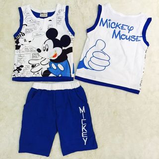 A23207 - bộ mickey bt 3 lỗ thêu in subisize 1-8