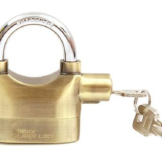 Khóa báo động chống trộm kinbar Vàng Đồng nặng 600Gram
