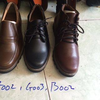 Giày boost đế gò da thật 100