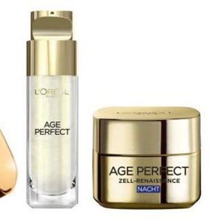 bộ 3 sản phẩm dưỡng da loreal gồm kem dưỡng da ban ngàykem dưỡng da ban đêm và serum dưỡng da age perfect giá sỉ