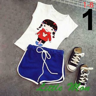 A23260 - 25/3 littlemon bộ thể thao in cô gáisize 1-8