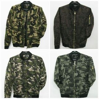 Áo khoác bomber camo