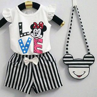 A23270 - bộ bg thêu mickey quần sọc visco kèm túisize 1-8