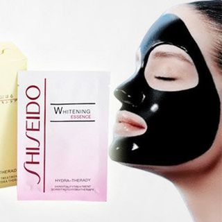 Hộp 10 mặt nạ bùn non shiseido dưỡng trắng da
