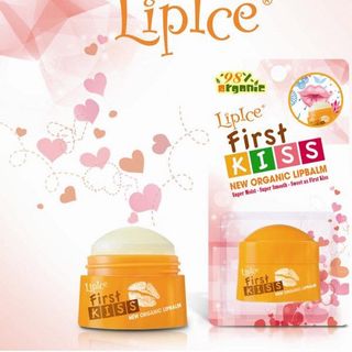 Son dưỡng môi organic first kiss lipice tặng kèm móc khoá gấu bông xinh xắn giá sỉ