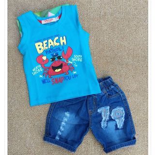 A23323 - bộ cua áo thun quần thêu 79size 1-8