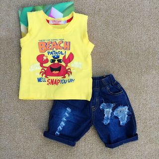 A23323 - bộ cua áo thun quần thêu 79size 1-8