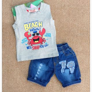 A23323 - bộ cua áo thun quần thêu 79size 1-8