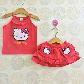 A23343 - bộ váy áo dây thêu kitty váy có chipsize 1-7