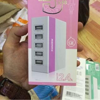 Sạc remax 5 cổng usb