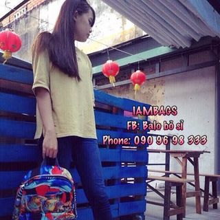 Balo hoa văn nắp hộp