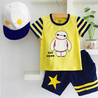 A23486 - bộ big hero nón kaki hiphop hình thêu oshkoshsize 1-8