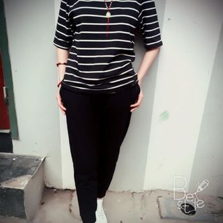 Quần jogger màu đen