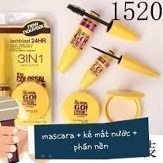 Bộ trang điểm maybeline 3 in 1 giá sỉ