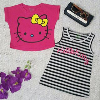 A23659 - đầm thun kèm áo khoác kittysize 1-8 giá sỉ