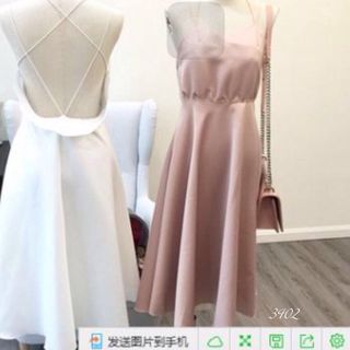 Đầm dây trễ lưng ★ giá 205000₫ ★ màu sắc màu như hình ★ free size