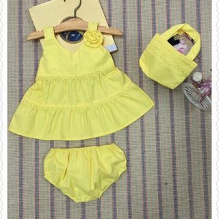 A23702 - bộ bg kèm quần chip giỏ xách sicottonsize 1-8