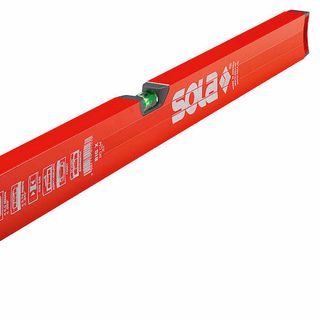 Thước thuỷ nhôm dạng hộp sola big x 60 đỏ