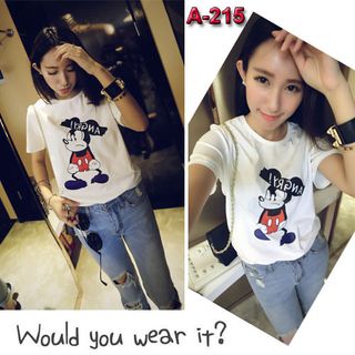 Ao thun nu mew mew
