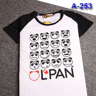 Ao thun nu in gau panda bieu cam