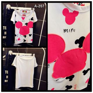 Ao thun nu in gau panda bieu cam