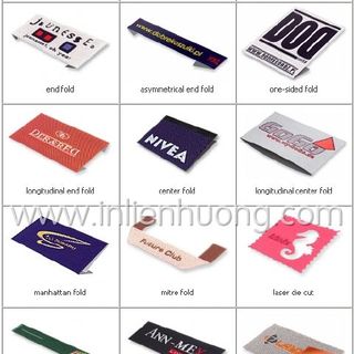 Nhãn mác quần áo clothing labels nhãn dệt mác dệt nhãn in satin