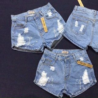 Quần short jean nữ