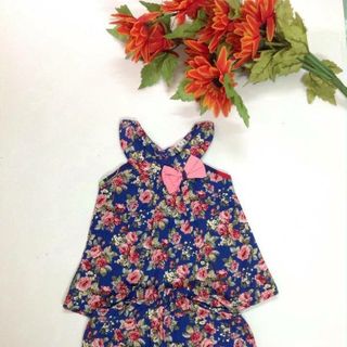 416055 bộ bé gái bông ri 8