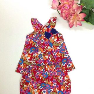 416055 bộ bé gái bông ri 8