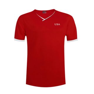 Áo thun usa cổ tim