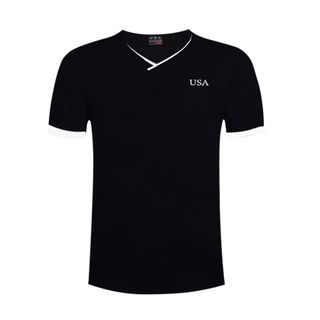 Áo thun usa cổ tim