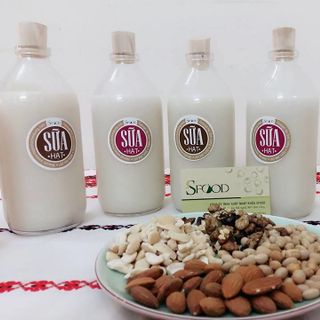 Sữa hạnh nhân óc chó chai 500ml