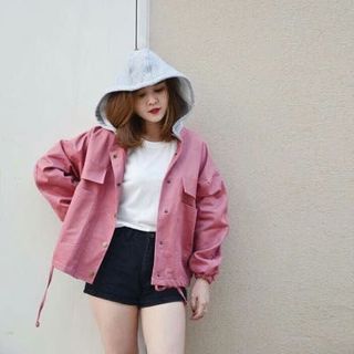 Áo khoác kaki nữ