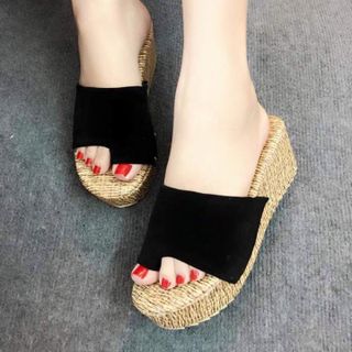 Dép xuồng quai màu
