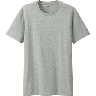 Áo thun tay ngắn trơn màu uniqlo