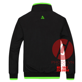 Áo khoác dù 2 mặt anpai