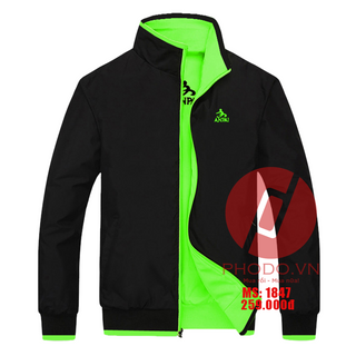 Áo khoác dù 2 mặt anpai