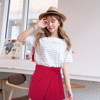 Quần váy xếp ly có túi