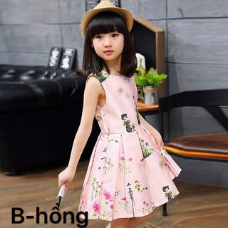 A24023 - 17/4 goldbb đầm phi xếp ly lót katesize 1-8
