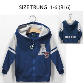 A24034 - áo khoác bt da cá max thêu chữ a chất đẹpsize 1-6