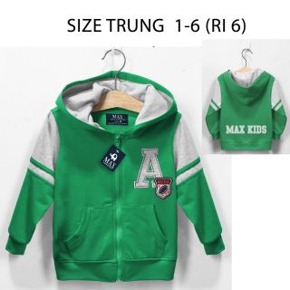 A24034 - áo khoác bt da cá max thêu chữ a chất đẹpsize 1-6