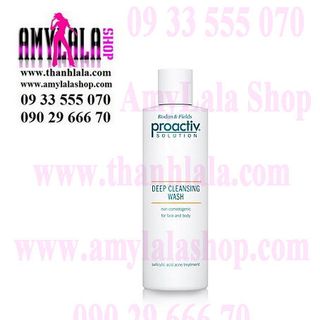 Tắm rửa mặt 2in1 trị mụn trắng da proactiv deep cleansing wash - - - amylala