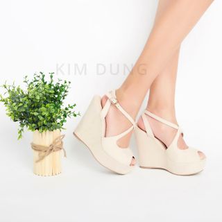 Giầy cao gót đế xuồng diamantique