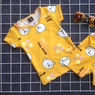 Bộ cotton body cho bé trai bé gái