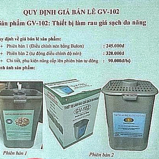 Máy làm giá đỗ rau mầm muối dưa cà gv-102 phân phối sĩ le freeship
