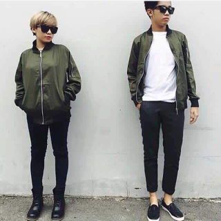 Bomber kaki