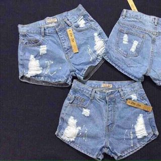 Quần short jean nữ