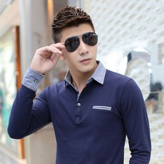 Áo thun cổ sơ mi